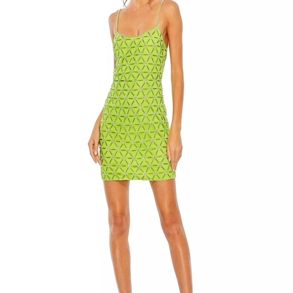 Mac Duggal Dresses & Skirts - Mac Duggal Green Slip Mini Dress for Night Out